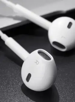 Casti audio cu microfon Lightning White pentru iphone 6/7/8/XS/11/12/13 CU8 N8-5