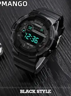 Ceas barbati sport negru W1006