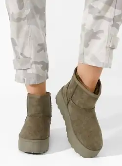 Cizme cu platformă Zadra verzi