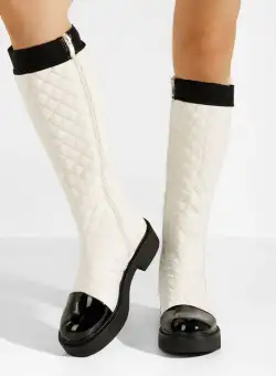 Cizme tip soseta Susannah bej