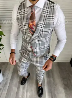 Compleu barbati Vesta + Pantaloni B4034 45-2.1