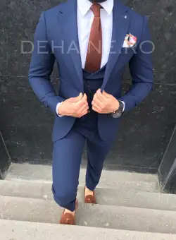 Costum barbati slim fit + Vesta ZR A4782 N7-4.1