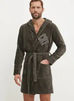 CR7 Cristiano Ronaldo halat de baie din bumbac culoarea gri