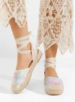 Espadrile cu snur Pamera multicolore
