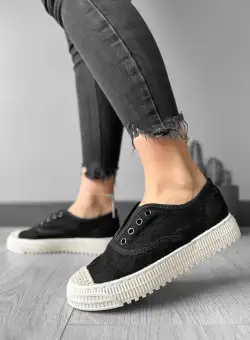 Espadrile dama casual negre Y601 T55-2