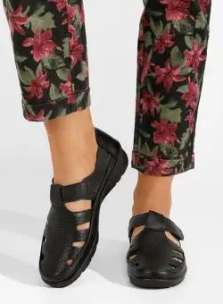 Espadrile dama Gerania negre