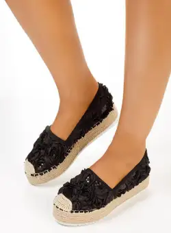 Espadrile dama Gueira negre