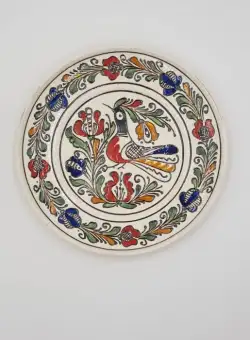Farfurie traditionala din ceramica de corund