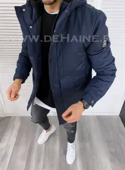 Geaca barbati groasa bleumarin 3522 D1-3