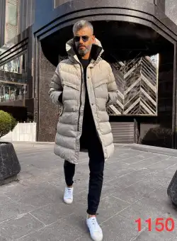 Geaca barbati groasa de iarna bej 1150 57-2