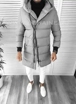 Geaca barbati groasa gri de iarna 1100 57-5