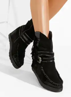 Ghete cu platforma Elix negre