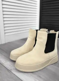 Ghete dama bej SX93 T6-1