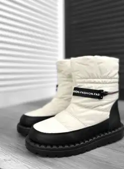 Ghete dama imblanite bej B709