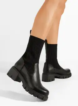 Ghete tip soseta Serada negre