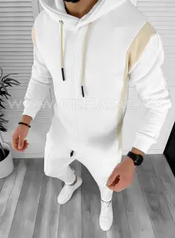 Hanorac barbati alb slim fit K192 P20-3.3