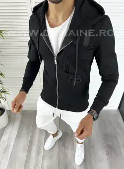 Hanorac barbati negru 2695 12-6.1