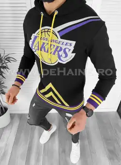 Hanorac barbati negru slim fit K013 13-3