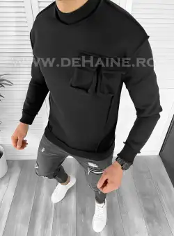 Hanorac barbati slim fit negru K156 P20-5.1