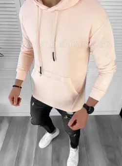 Hanorac barbati slim fit roz K150 P16-1.2