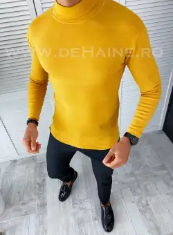 Helanca barbati slim fit mustar A2877 O6-3.1