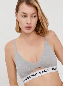 Karl Lagerfeld Sutien culoarea gri