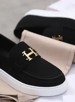 Mocasini barbati casual negri piele eco comozi cu mic defect DEF770 T13-4