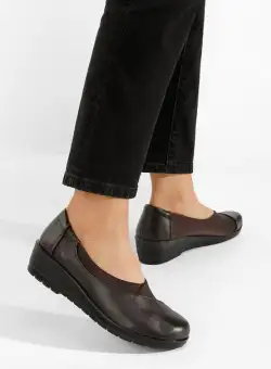 Mocasini cu platforma Iselda V2 Maro