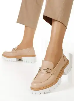 Mocasini cu talpa groasa Demadia kaki