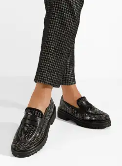 Mocasini cu talpa groasa Libre negri