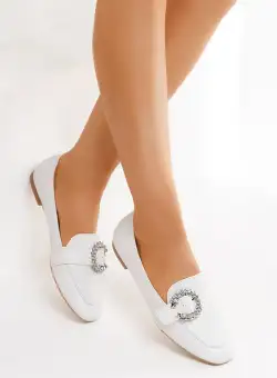 Mocasini dama eleganti Madalena albi