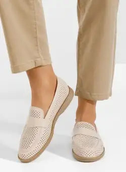 Mocasini dama Morvana bej