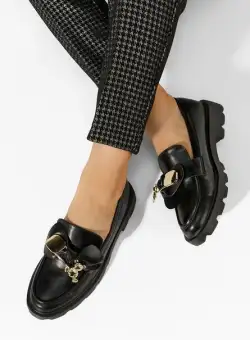 Mocasini dama Novia negri