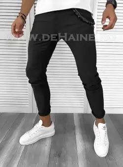 Pantaloni barbati casual negri B9595 D3-4.1