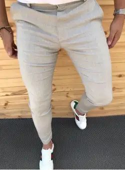 Pantaloni barbati eleganti gri ZR A1523 H9