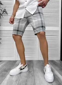 Pantaloni scurti casual cu imprimeu 13117