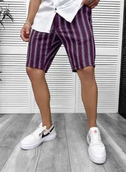 Pantaloni scurti casual cu imprimeu 13127