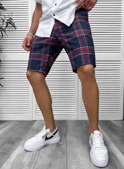 Pantaloni scurti casual cu imprimeu 13143