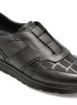 Pantofi AXXELLL negri, NY201, din piele naturala