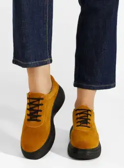 Pantofi casual cu platformă Delisa V2 camel