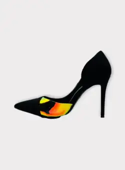 Pantofi catifea Rainbow