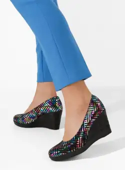 Pantofi cu platforma Zola C12 multicolori