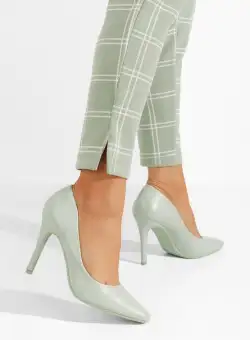 Pantofi cu toc inalt Acilia verzi