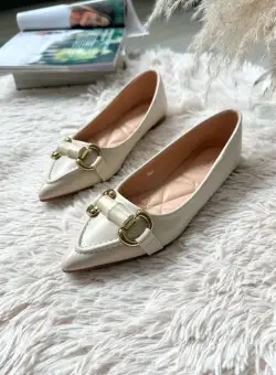 Pantofi dama bej 604