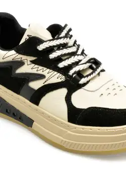 Pantofi EPICA negri, 69510, din piele naturala