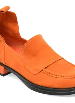 Pantofi GRYXX portocalii, 4283513, din piele intoarsa