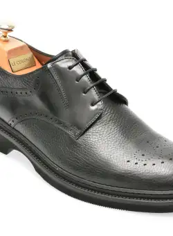 Pantofi LE COLONEL negri, 61722, din piele naturala