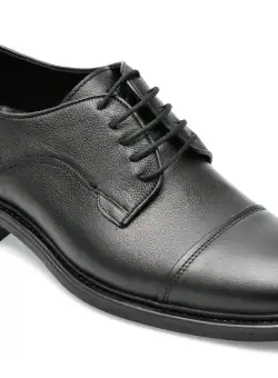 Pantofi OTTER negri, 2388, din piele naturala
