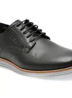Pantofi OTTER negri, A31, din piele naturala