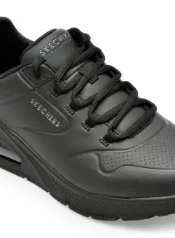 Pantofi SKECHERS negri, UNO 2, din piele ecologica